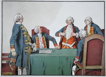 König Friedrich Wilhelm I und Generalmajor von Buddenbrock